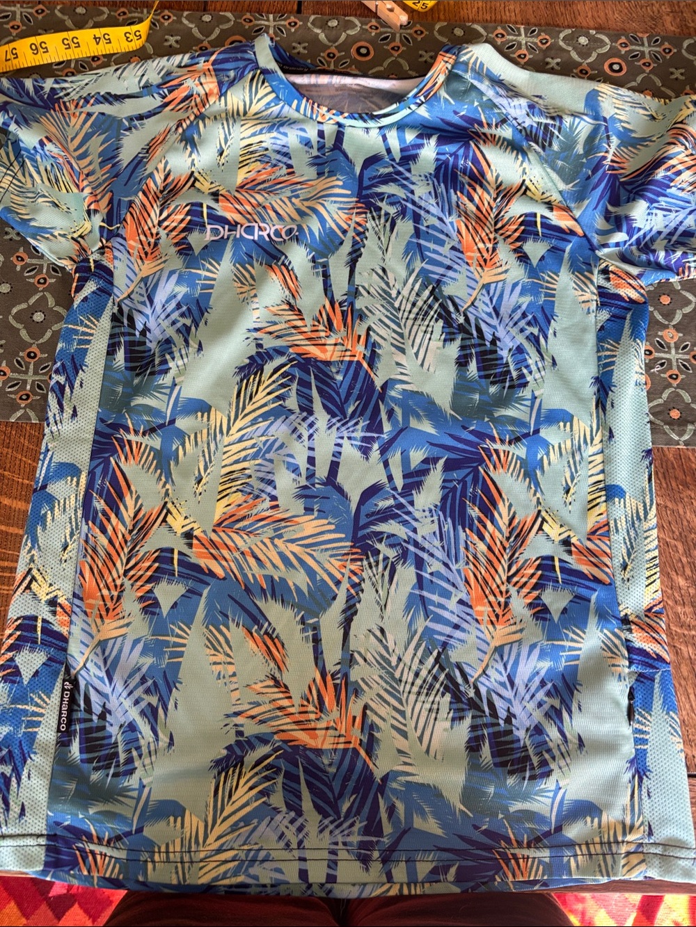 DHARCO Kids' Blue Tropical Print Jersey